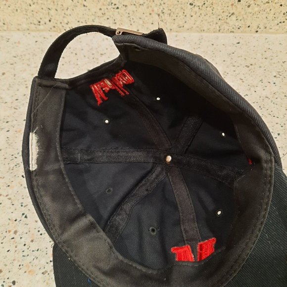 Vintage 90s Marlboro Red Cigarette Adjustable Hat Cap Snapback Marlboro Man - Picture 4 of 4